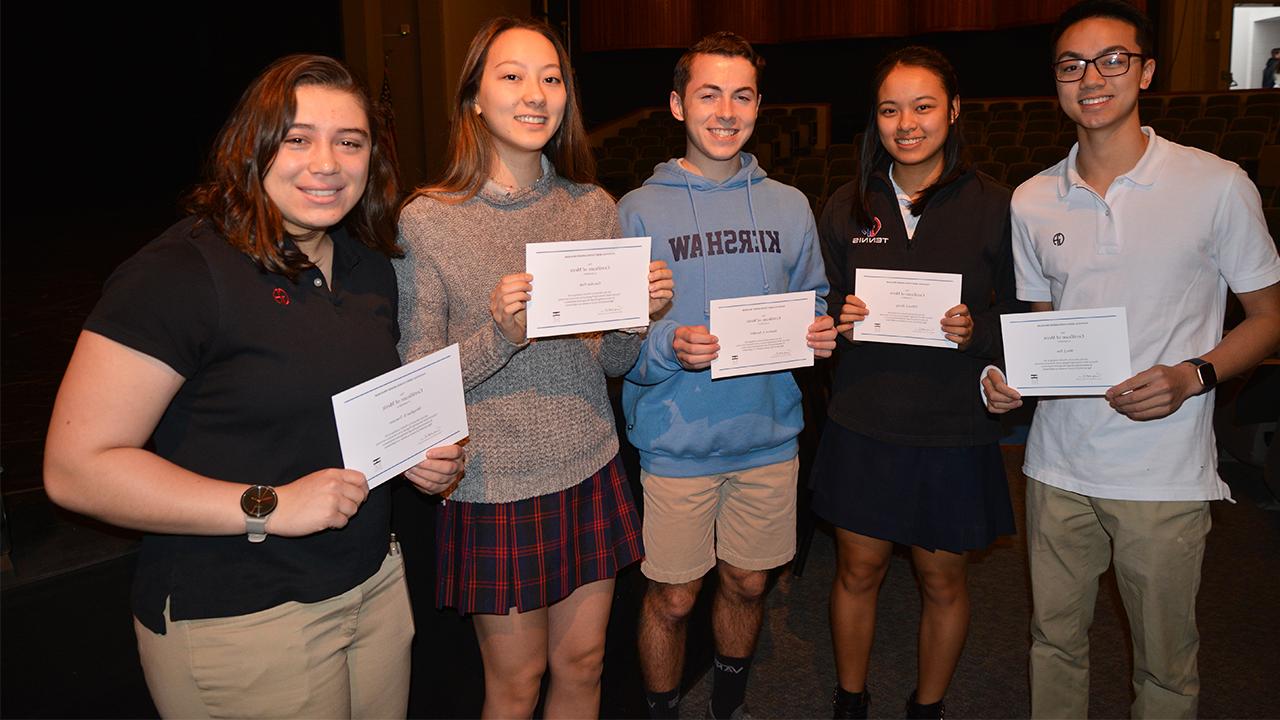 六名GA学生被评为全国优秀奖入围者